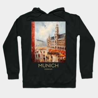 An Impressionist Painting of Munich - Germany Hoodie